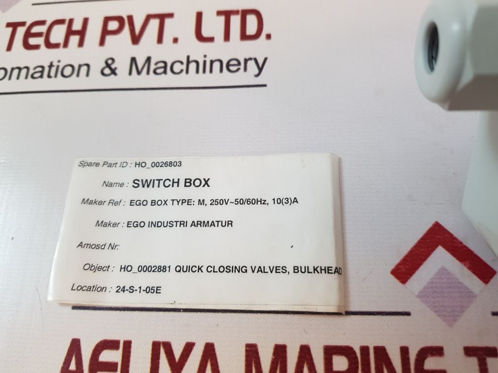 Ego ventiler box type m