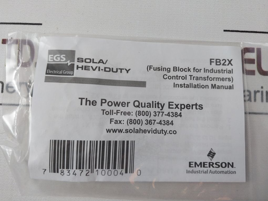 Egs E150 Industrial Control Transformer