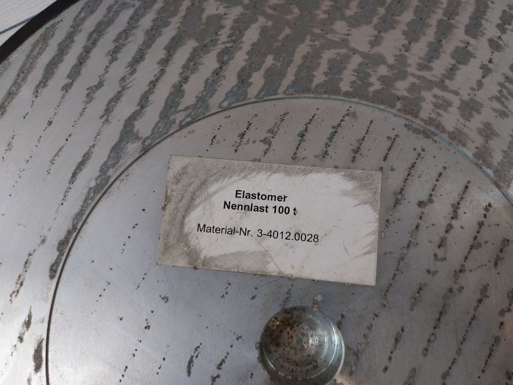 Elastomer 3-4012.0028 Mounting For 100 Ton Load Cell