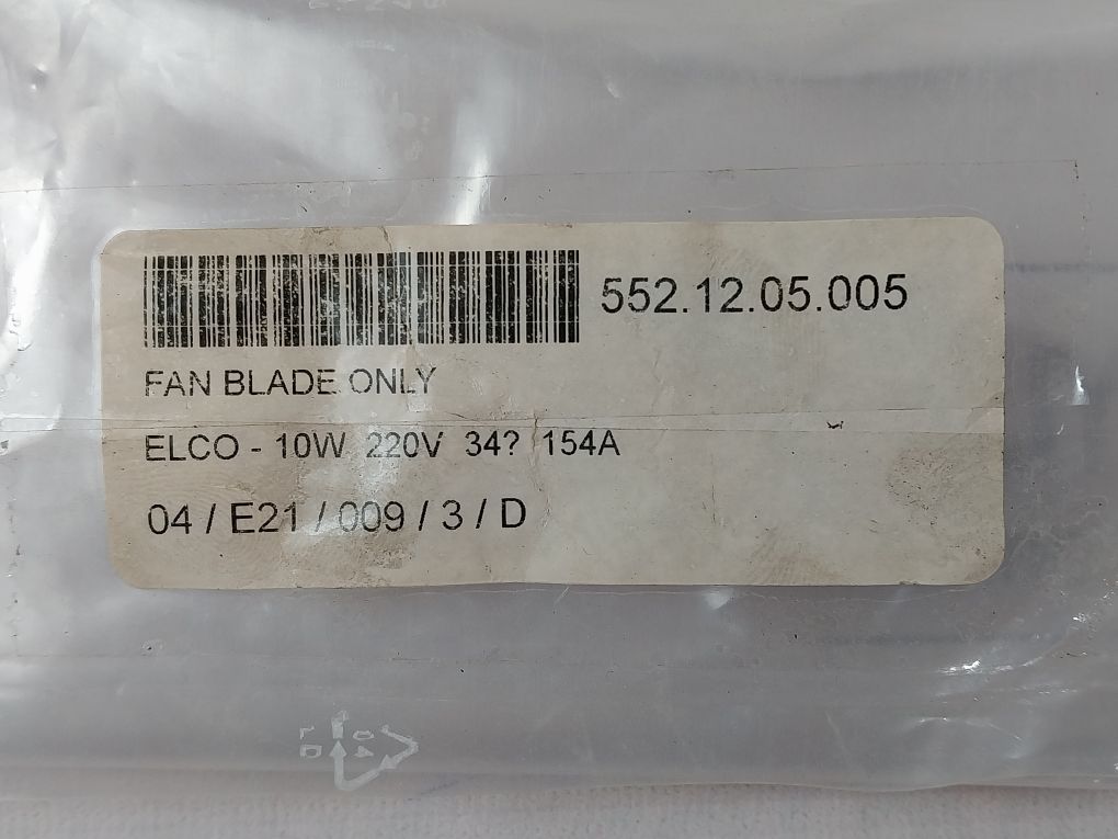 Elco-10W Fan Blade Only