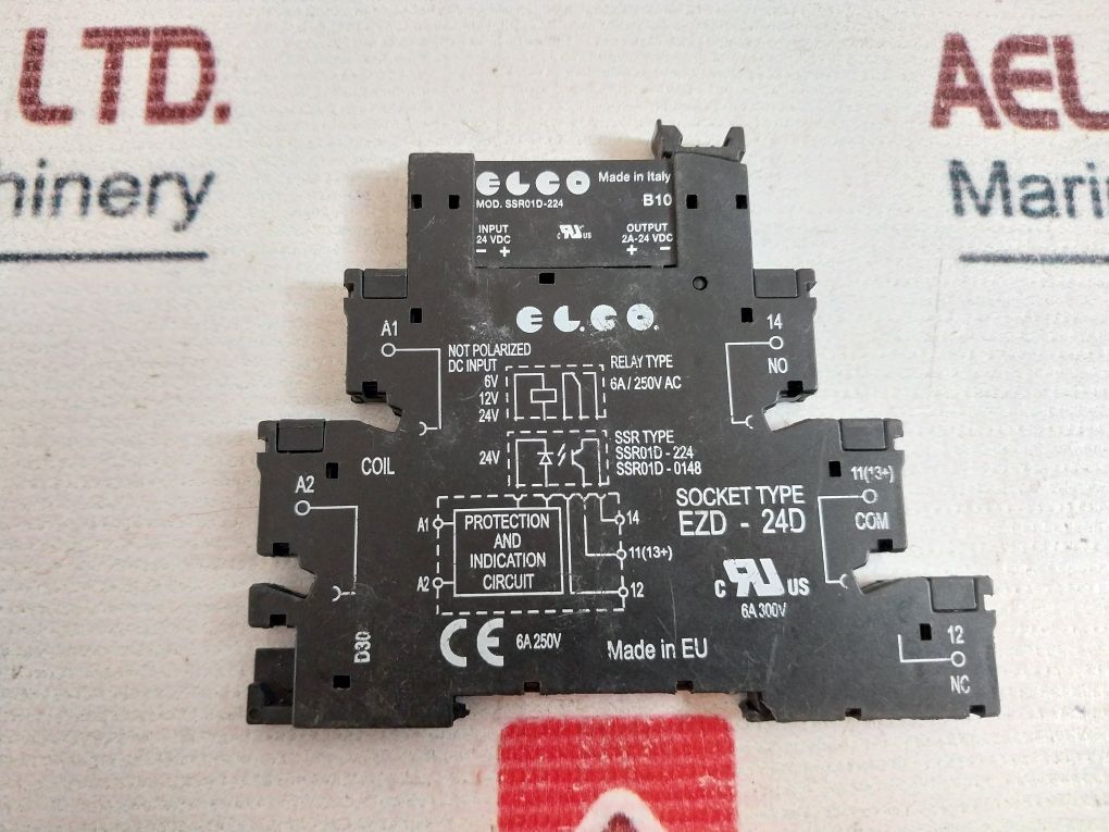 Elco Ssr01D-224 Solid State Relay 24Vdc