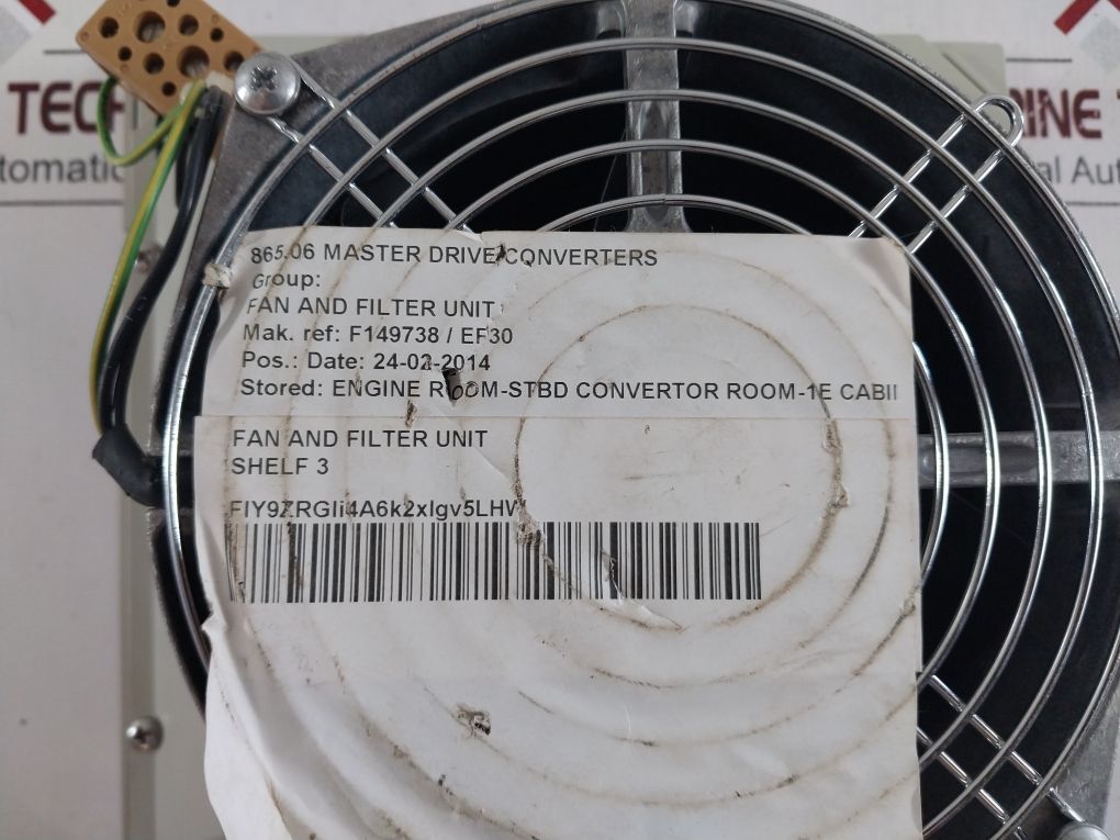 Eldon Ef30 Fan And Filter Unit F149738