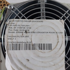 Eldon Ef30 Fan And Filter Unit F149738