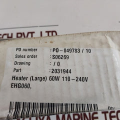 Eldon Ehg060 Enclosure Heater 60W 110-240V Ac