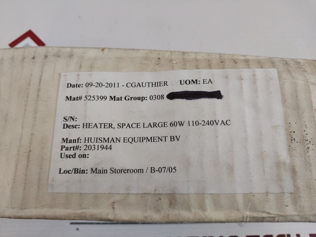 Eldon Ehg060 Enclosure Heater 60W 110-240V Ac