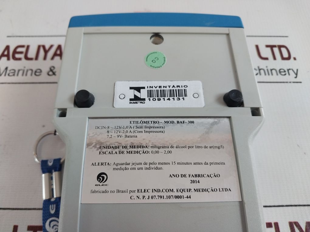 Elec Baf-300 Portable Breathalyser Set