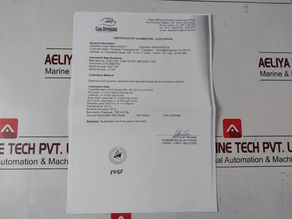 Elec Baf-300 Elec Hand Hold Breathalyzer Tester Set