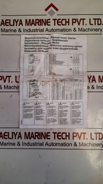 Electric Dktm-16 Manual Motor Starter/Protector Ip55