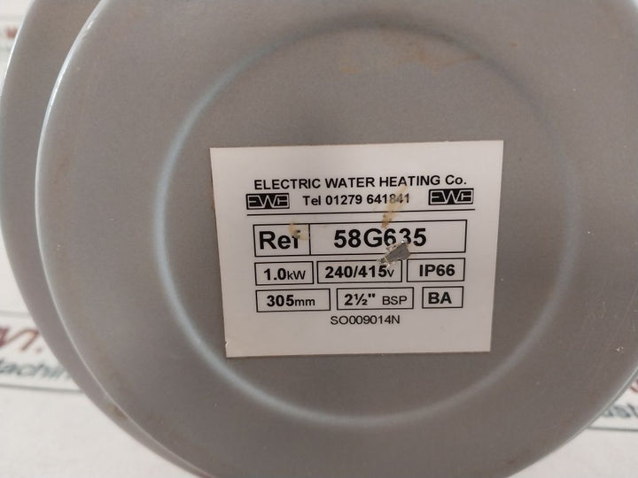 Electric Water Heating 58G635 240/415V 0-40 °C