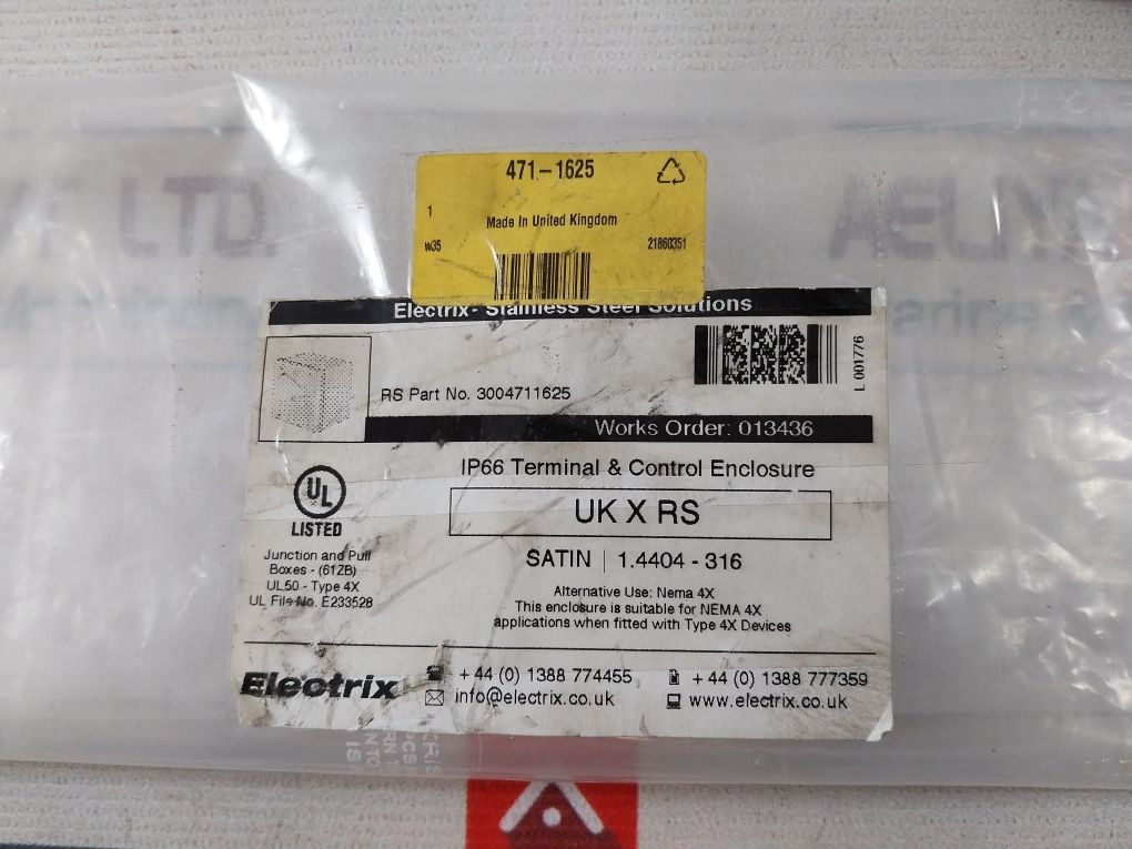 Electrix Ul50 Junction And Pull Box