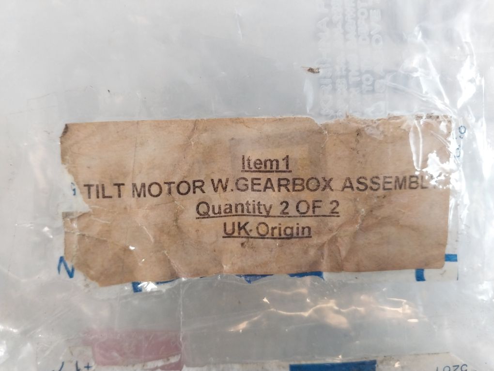 Electro-flow Controls Ea05359 Board With Tilt Motor W.Gearbox Assembly