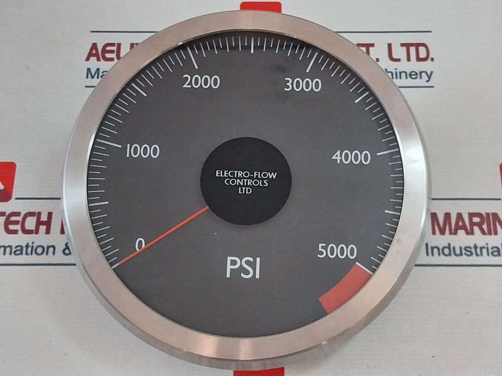 Electro-flow Controls M25X Analogue Gauge 0-5000 Psi