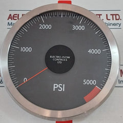 Electro-flow Controls M25X Analogue Gauge 0-5000 Psi