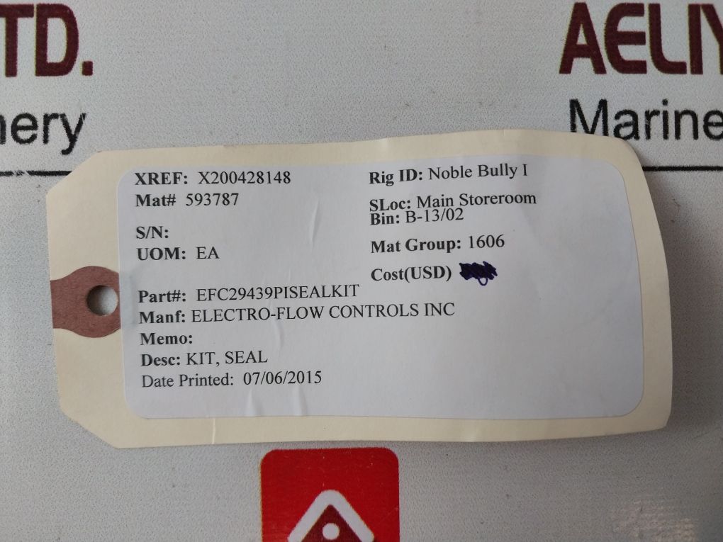 Electro-flow Efc29439Pi Seal Kit