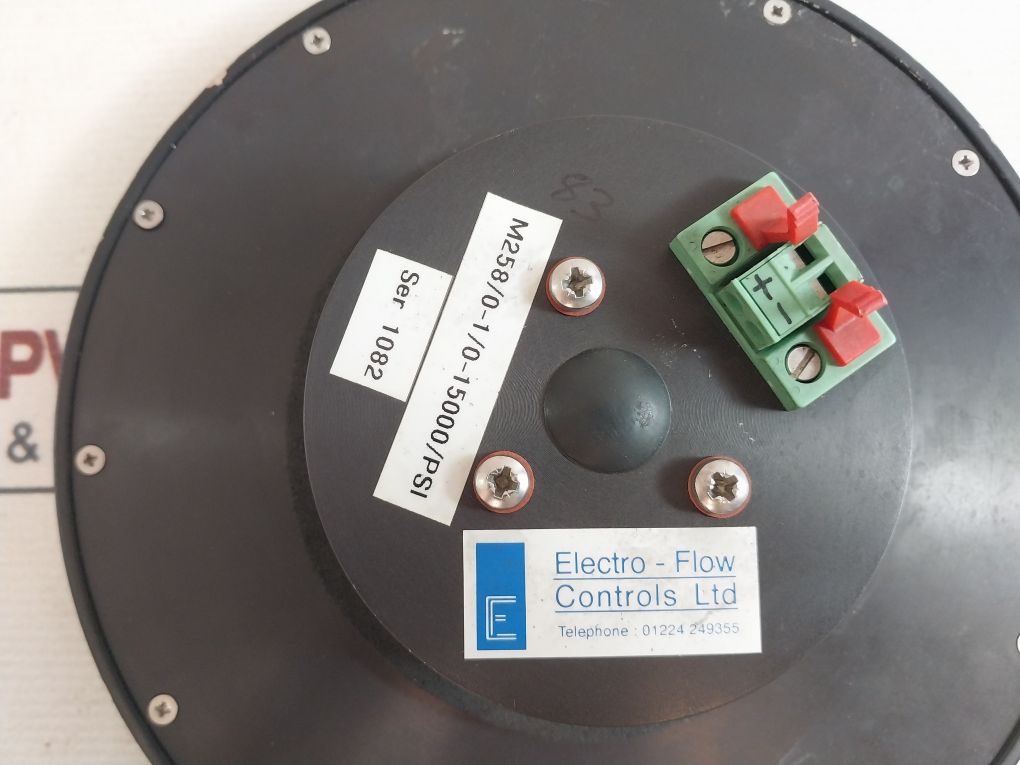 Electro-flow M258/0-1/0-15000/Psi Pressure Gauge