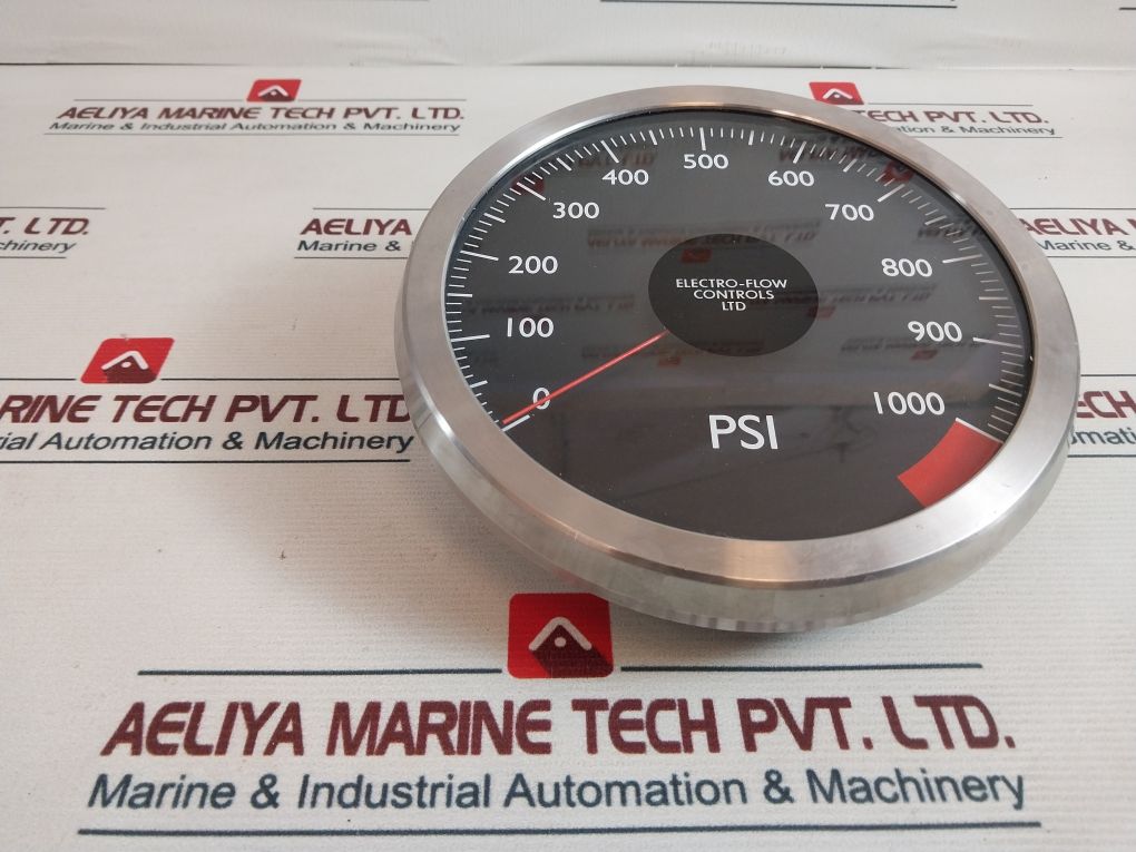 Electro-flow M25X Analogue Gauge 0-1000 Psi