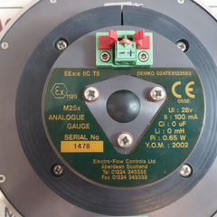 Electro-flow M25X Analogue Gauge 0-1000 Psi