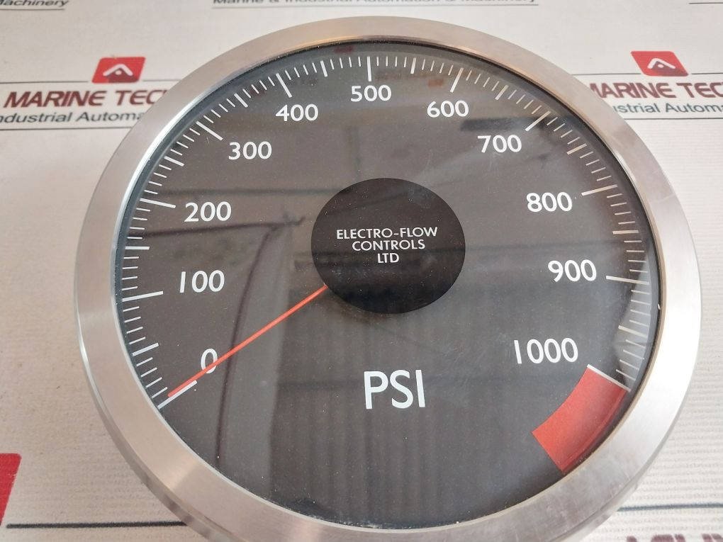 Electro-flow M25X Analogue Gauge 0-1000 Psi