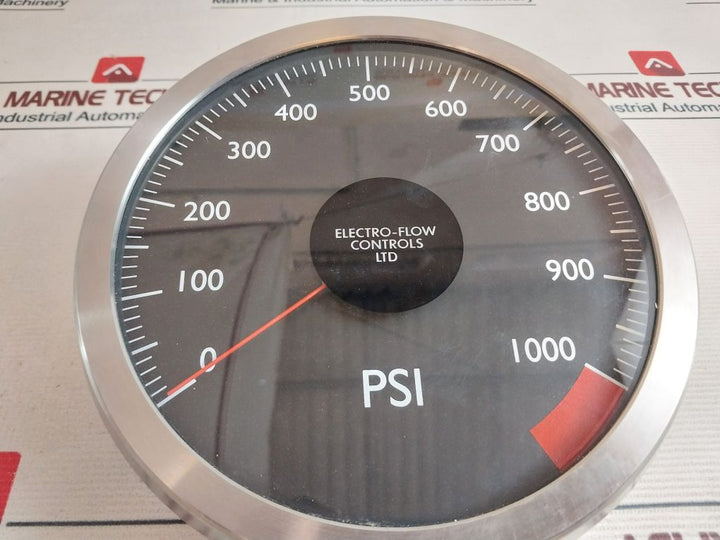 Electro-flow M25X Analogue Gauge 0-1000 Psi