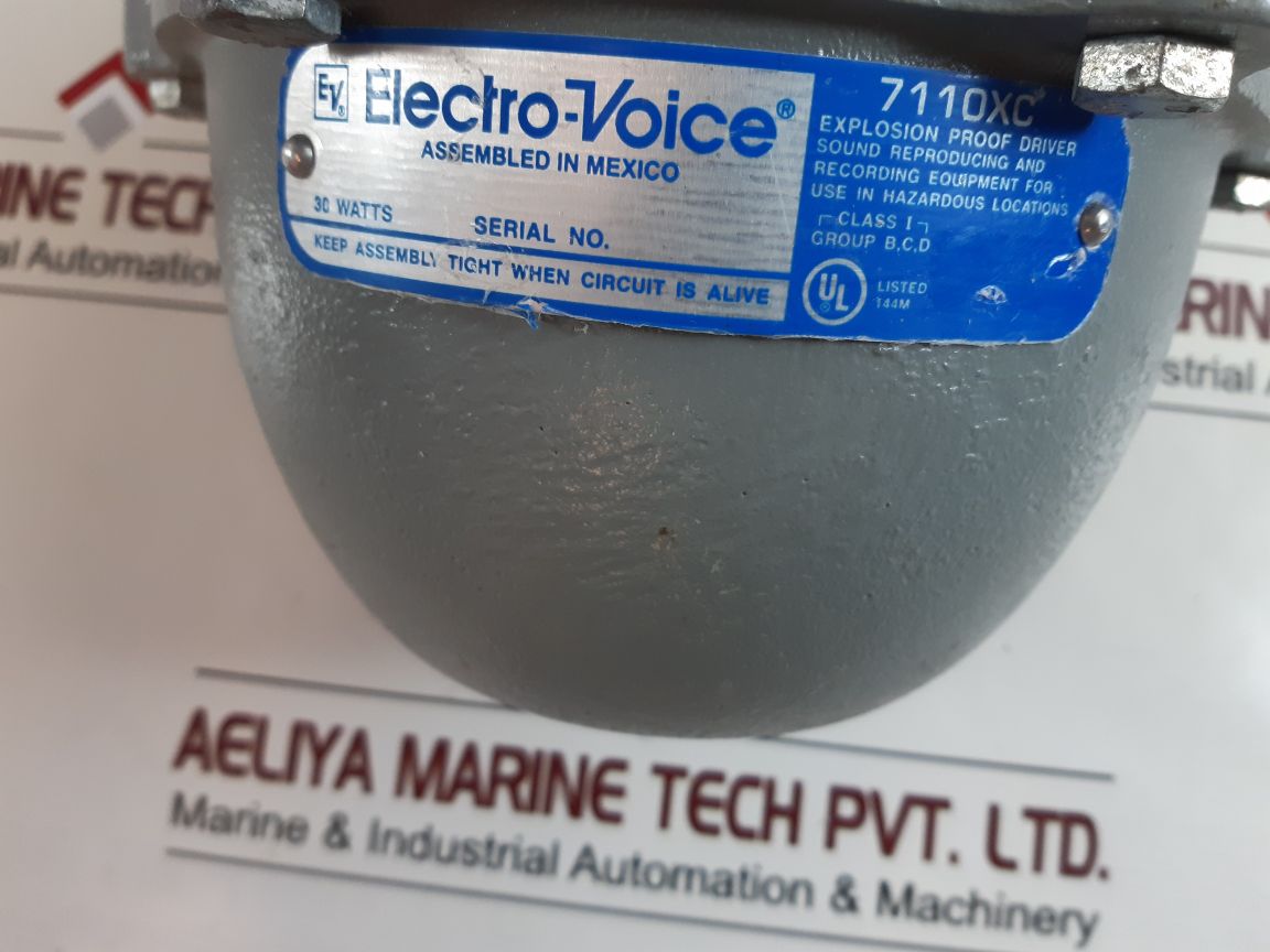 Electro-voice 7110Xc Explosion Proof Speaker Driver