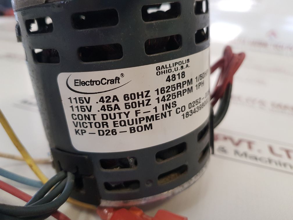 Electro Craft Kp-d26-bom Motor