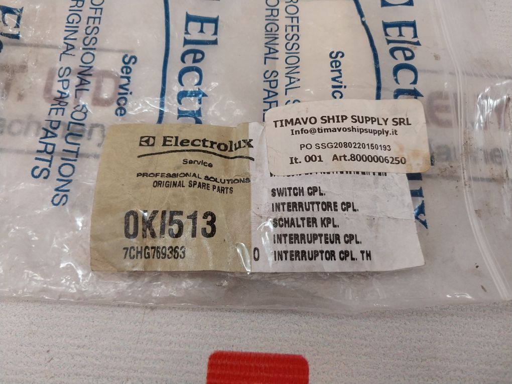 Electrolux 0Ki513 Switch Cpl 500V