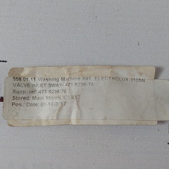 Electrolux 471823676 Valve Inlet 3Way Wascomat 220-240V