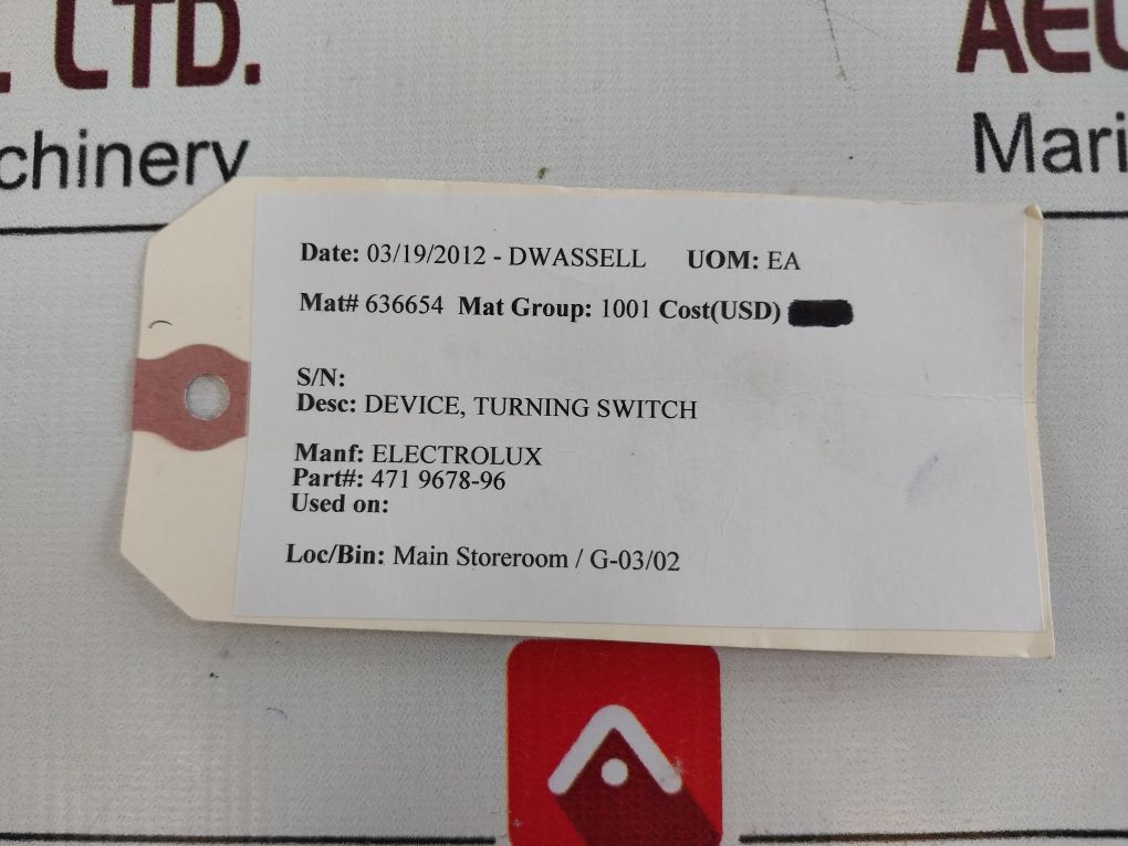 Lot Of 2X Electrolux 471967896 Turning Switch Device