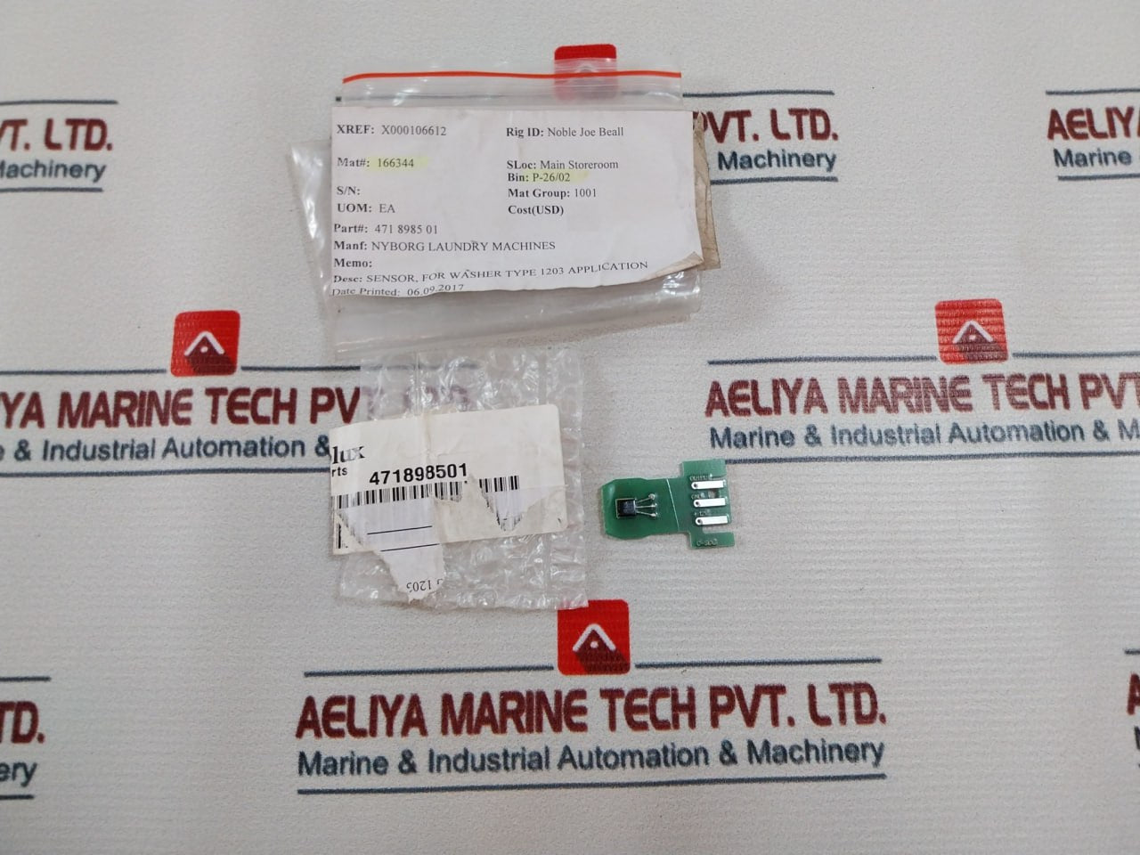 Electrolux 471 8985 01 Sensor For Washer Type 1203 Application 12V