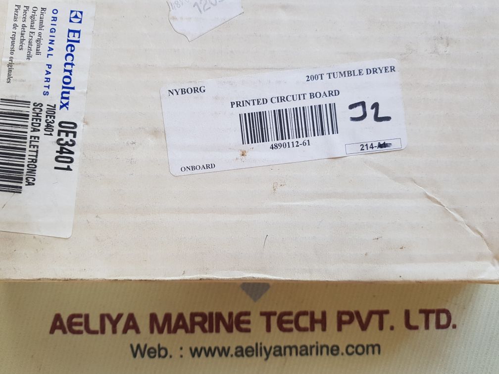 Electrolux 7I0E3401 Pcb Card