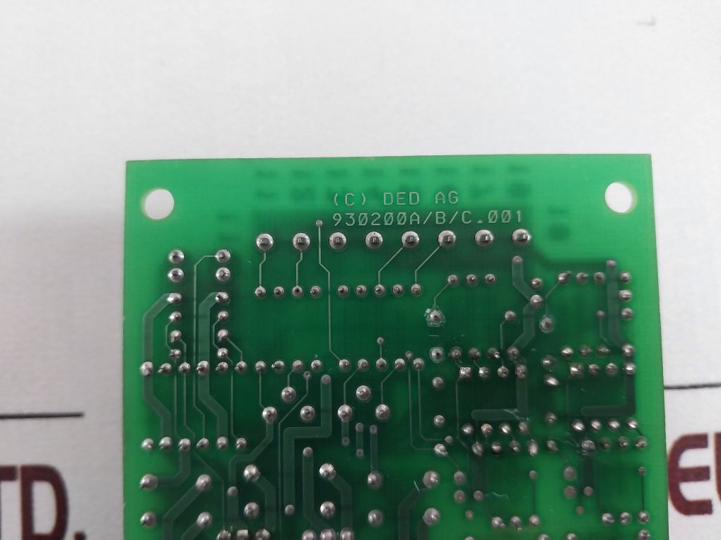 Electrolux Ded Ag E901207 Rev. A Pcb Card