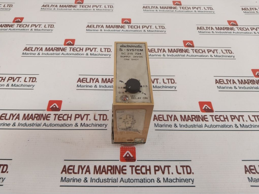 Electromatic S-system Sc 215 724 Dual Level Relay With Base 24V Dc