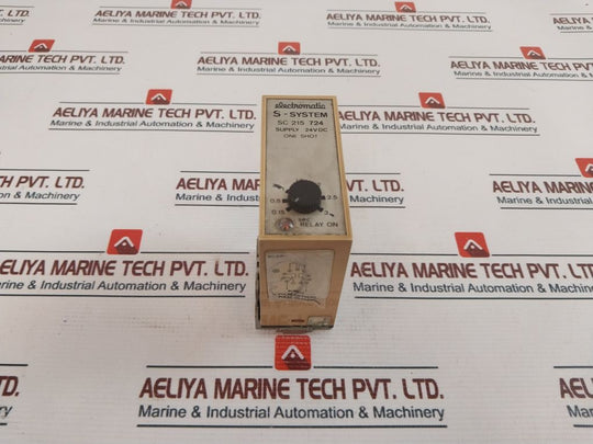 Electromatic S-system Sc 215 724 Dual Level Relay With Base 24V Dc