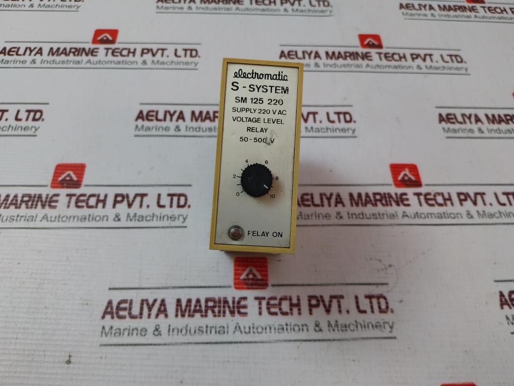 Electromatic S-system Sm 125 220 Voltage Level Relay 220V Ac