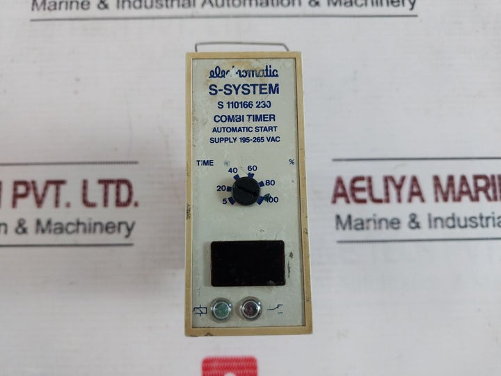 Electromatic S-system S 110166 230 Combi Timer 195-265 Vac