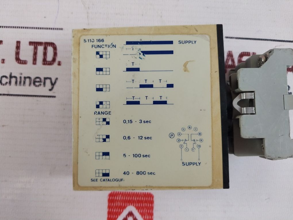 Electromatic S-system S 110166 230 Combi Timer 195-265 Vac