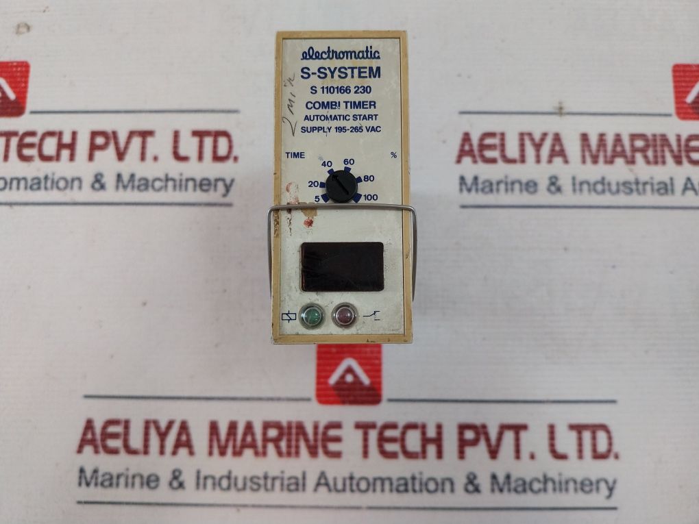Electromatic S 110166 230 Combi Timer With Base Sr3P-05U