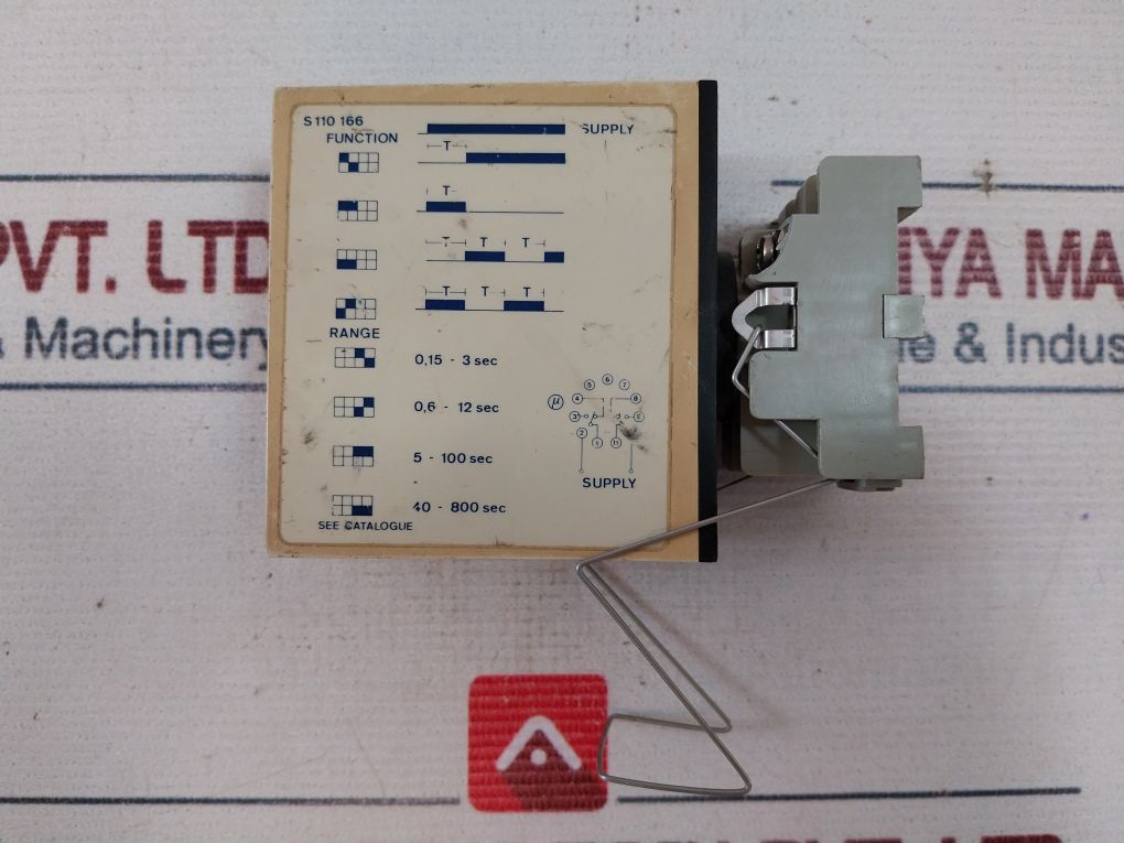 Electromatic S 110166 230 Combi Timer With Base Sr3P-05U