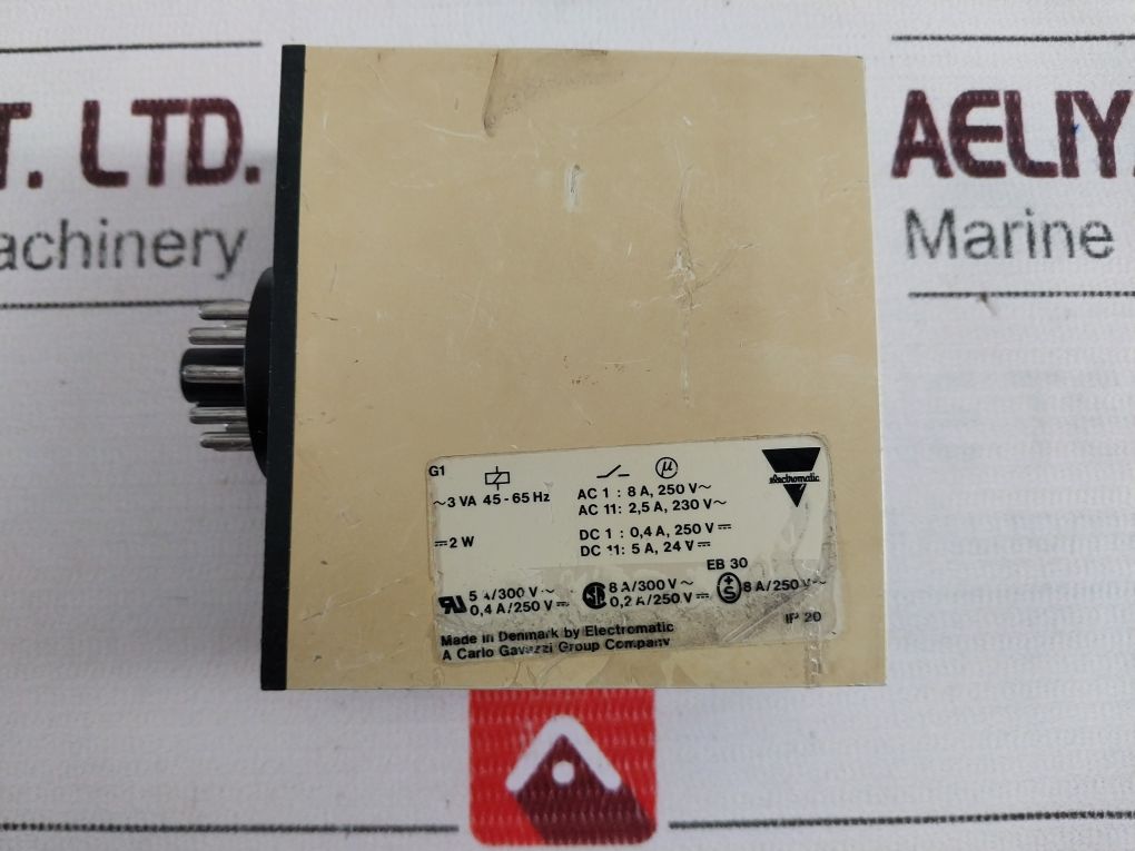 Electromatic S 110 166 230 Combi Timer Automatic Start 230V~50/60Hz