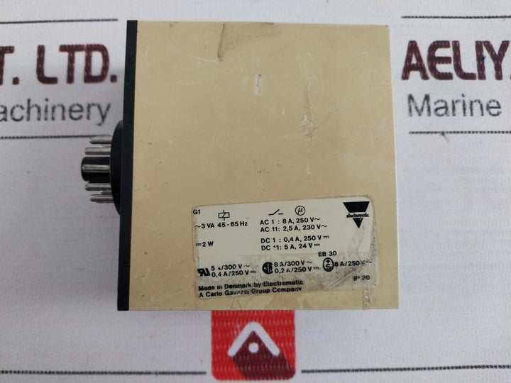 Electromatic S 110 166 230 Combi Timer Automatic Start 230V~50/60Hz