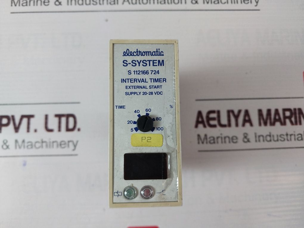 Electromatic S 112166 724 Interval Timer External Start