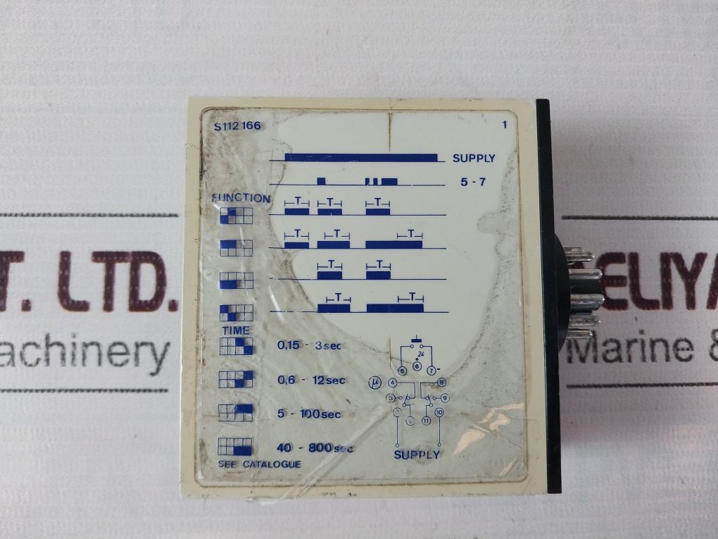 Electromatic S 112166 724 Interval Timer External Start