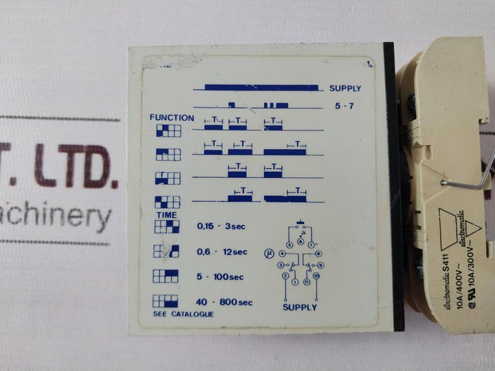 Electromatic S 112 166 230 Interval Timer External Start 230V~ 50/60Hz