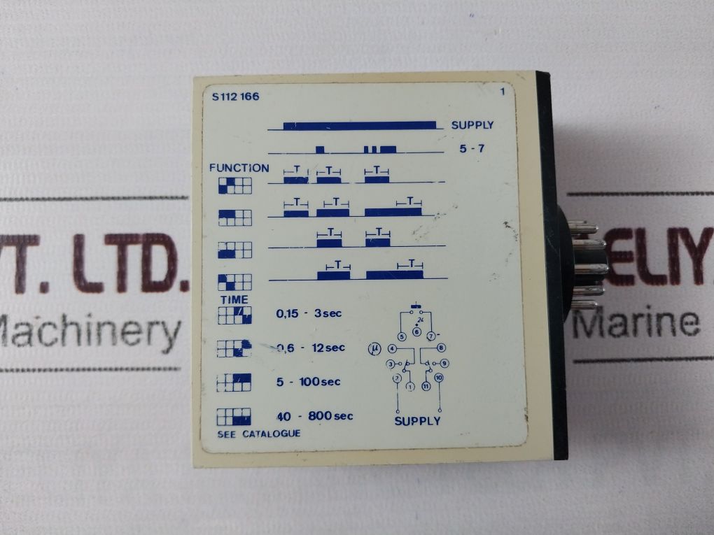 Electromatic S 112 166 724 Interval Timer External Start 24V