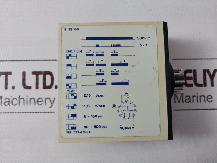 Electromatic S 112 166 724 Interval Timer External Start 24V