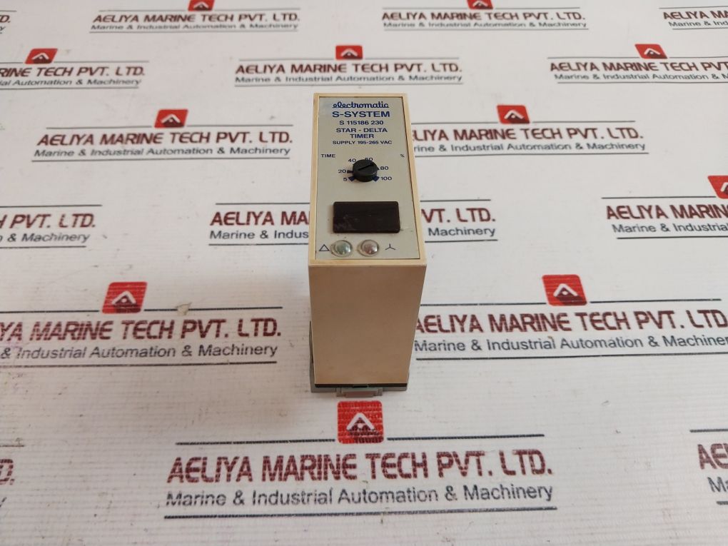 Electromatic S 115186 230 Star-delta Timer 5-100, 10A 300V