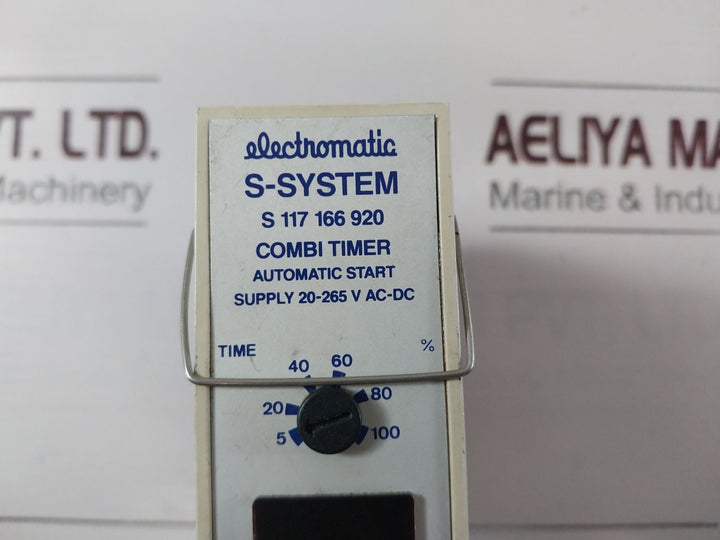 Electromatic S 117 166 920 Combi Timer 20-265V Ac-dc With Base