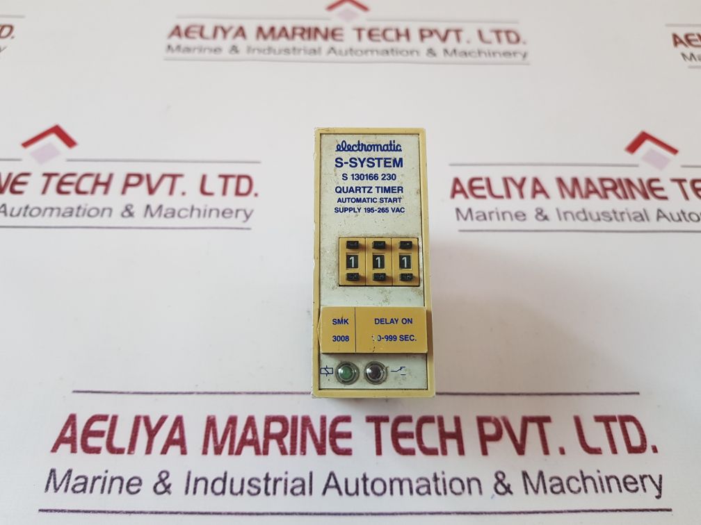 Electromatic S-system S 130166 230 Quartz Timer