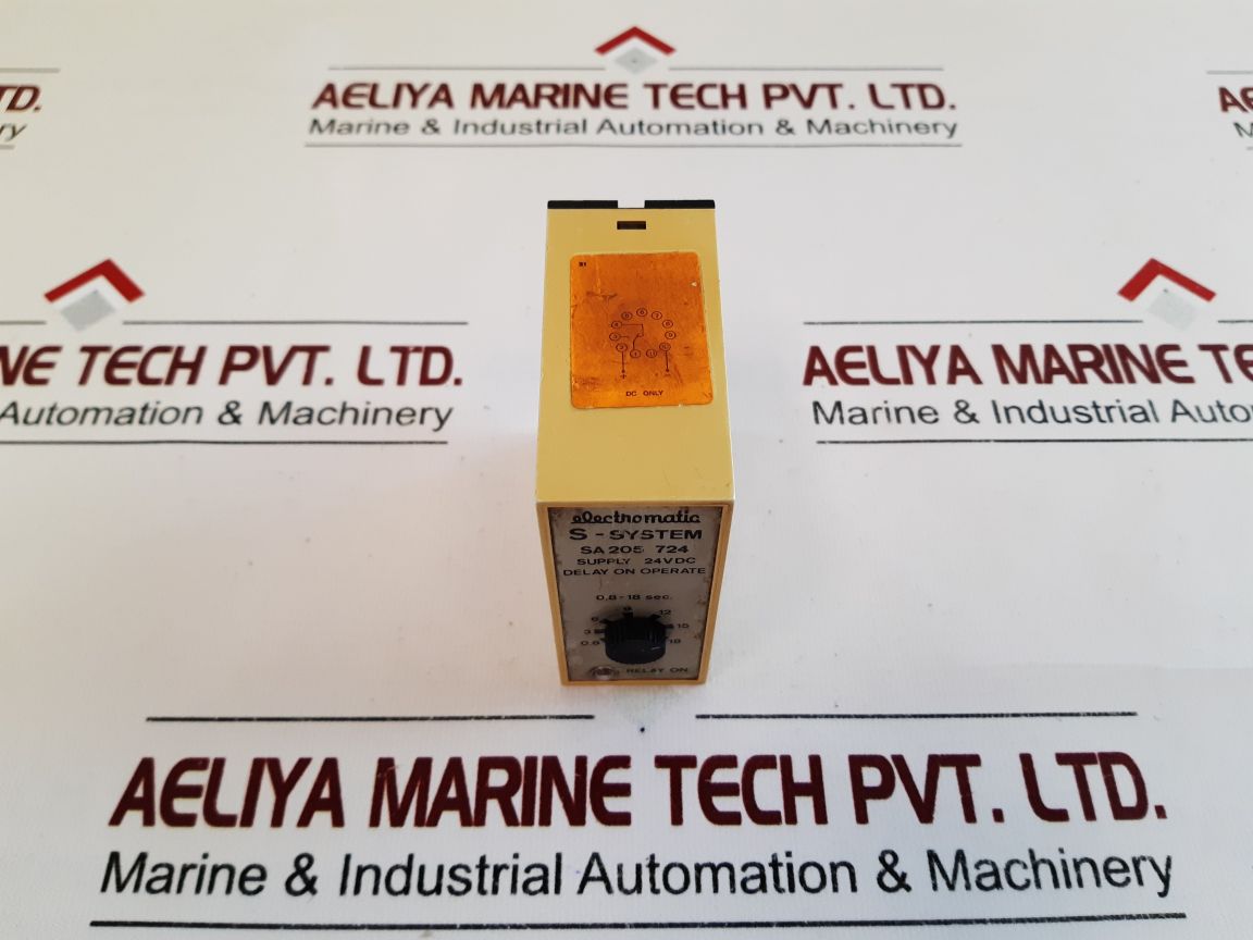 Electromatic Sa205 724 Time Delay Relay