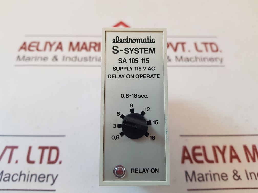 Electromatic Sa 105 115 Delay On Operate 0,8-18 Sec